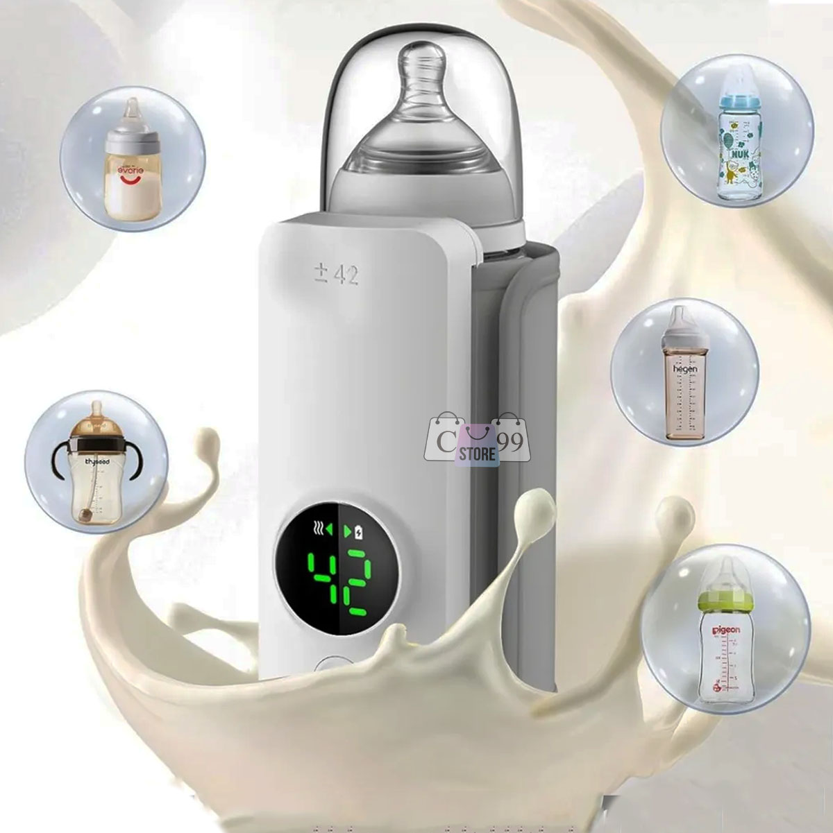 Miniatura 4 de Calentador De Tetero Biberones Portátil